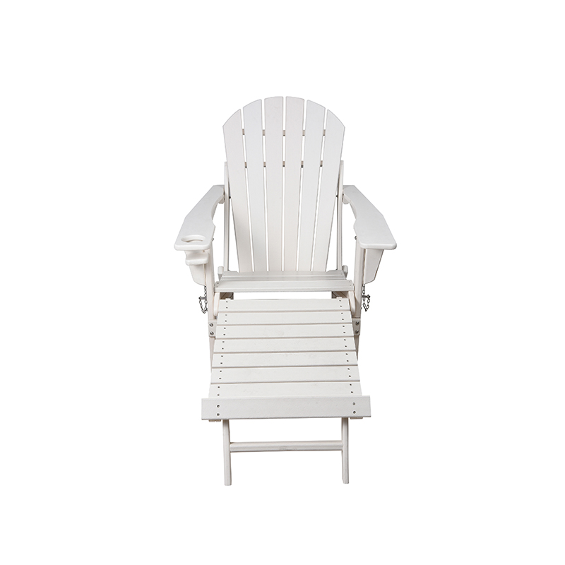 Verstelbare Adirondack-stoel met bekerhouder
