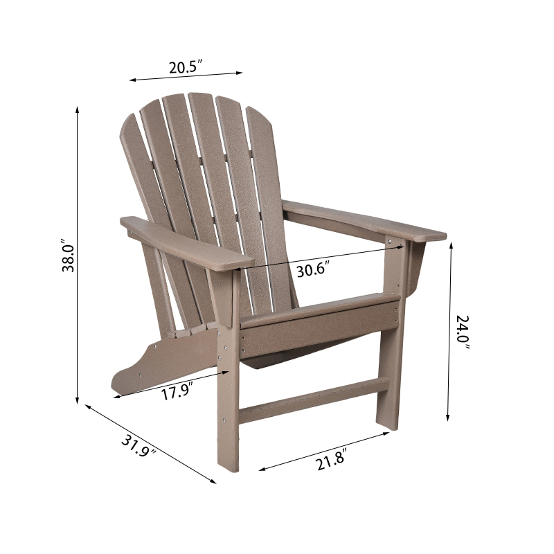 Hoge rugleuning Fix Adirondack-stoel