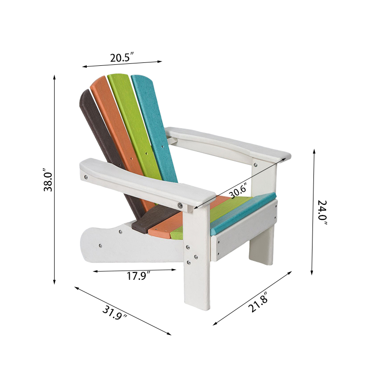 Fix Adirondack-stoelen voor kinderen